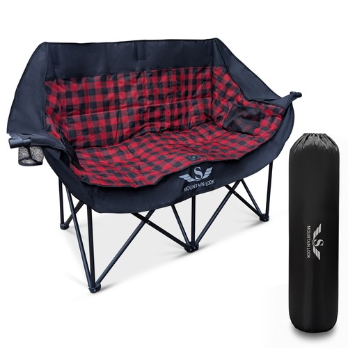 Double camping chair folding - double, chair,folding