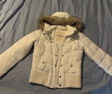 Y2K Hollister Faux Fur Hooded