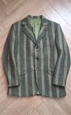 Mens Stunning Magee Donegal Tweed Jacket In Green Size Chest 40