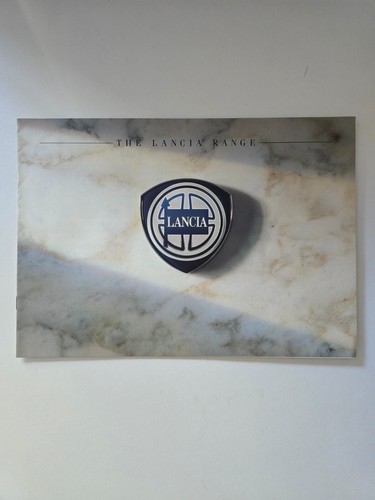 Original lancia range brochure - original,