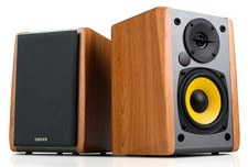 Edifier R1010BT Active Bluetooth Bookshelf Speaker Set - Brown