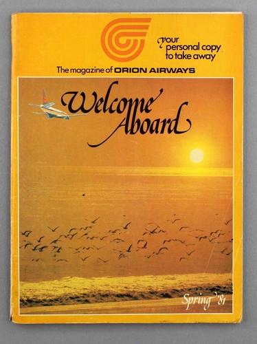 Orion airways airline inflight - orion,
