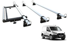 TRANSIT CONNECT Mk2 L2-LWB TITAN WorkReady Van Roof Rack 3 bars with Roller Kit