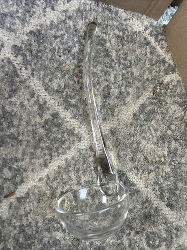 Vintage hand blown clear - vintage, glass