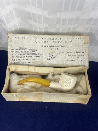 Antique meerschaum pipe with - pipe,
