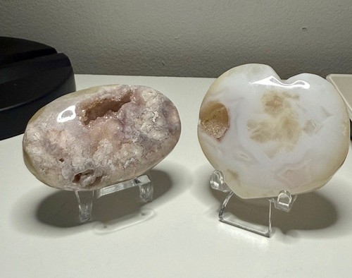 Druzy flower agate palm - flower, stone