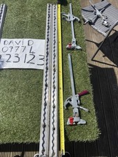 UNWIN Floor Rail With UNWIN Clamps 2 Pieces Of Rail And 2 Clamps