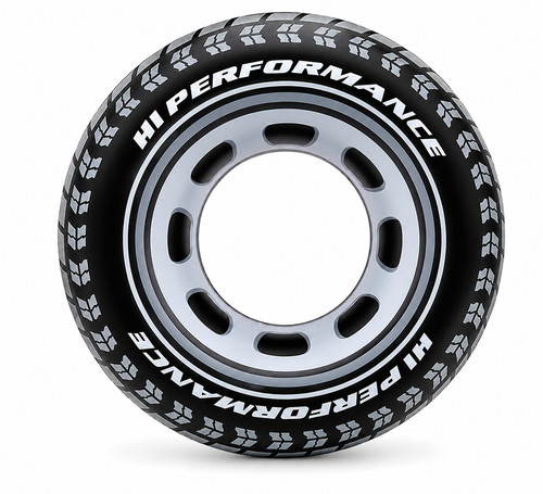 Inflatable tyre swim ring pool - inflatable,