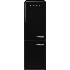 New Graded Black Smeg FAB32LBL5UK 60/40 Retro Fridge Freezer - RRP£1599 S70