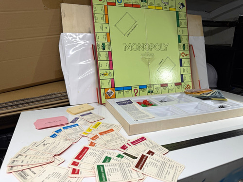 Vintage monopoly board - monopoly, game