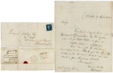 1840 TWOPENNY BLUE Pl.2 LC