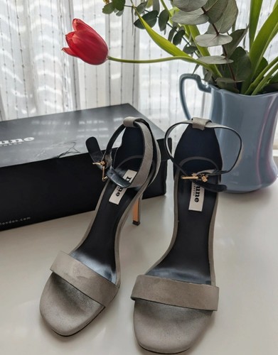 Dune london grey heeled - london,