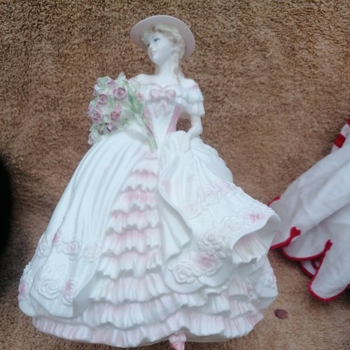Coalport rose figurine from - coalport,