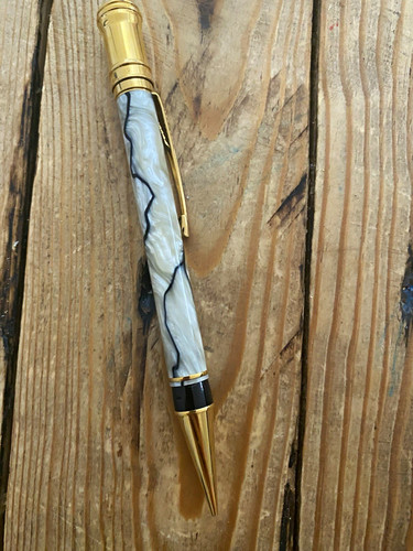 Parker ballpoint pen gold - pen,
