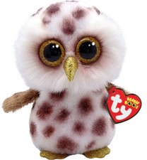 TY BEANIE BABIES BOOS WHOOLIE OWL PLUSH SOFT TOY NEW WITH TAGS