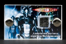Doctor Who - Original Cyberman Costume Section TV Prop Mini Display w COA 