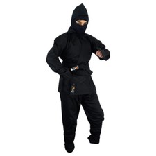 Ninja Suit Uniform Halloween Fancy Dress Party Fun Costume Childrens Adults Kids