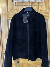 Hugo boss Sued leather jacket