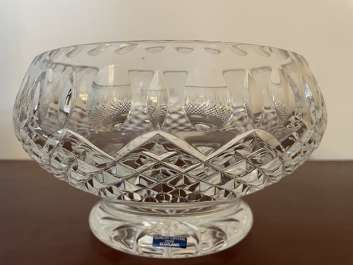 Scottish crystal fruit bowl - scottish,