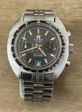 Vintage Tissot Navigator Mens V7734 Mechanical Dive Chronograph Watch - Running