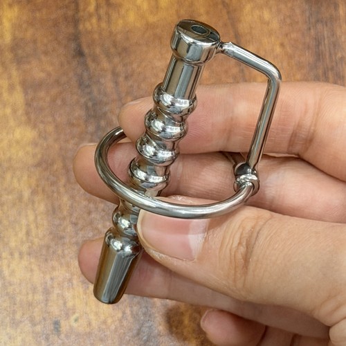 Hollow stainless steel penis - steel,