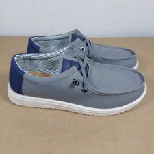 Mad Wax Mens Shoes Canvas Grey