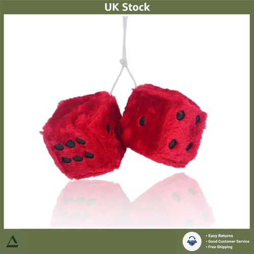 Stylish fuzzy plush dice - fuzzy,