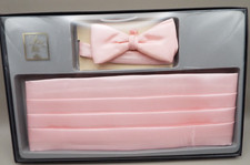TIE RACK PURE SILK PINK BOW