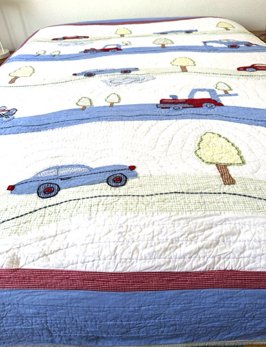 Pottery barn kids twin quilt - barn,