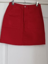 NEW LOOK Womens Red Corduroy