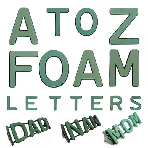 Funeral foam letters - funeral,