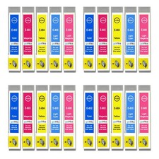 20 Ink Cartridges C/M/Y/LC/LM