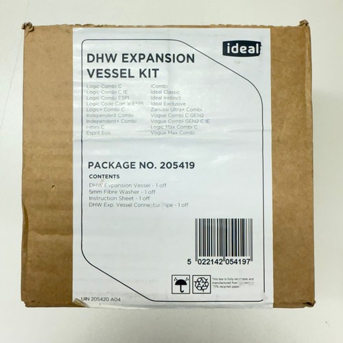 Ideal dhw expansion vessel kit - ideal,