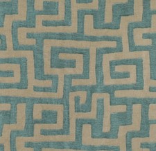 Textured WOVEN FABRIC 49cm Romo Zinc KUBA CAY LAGOON RRP £68.11