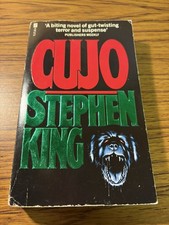 Cujo Stephen King 1982 Futura 1st Edition Paper Back