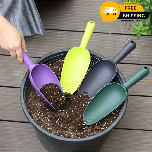 Garden hand trowel soil scoop - hand,