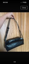 Zara Black Faux Leather Bag