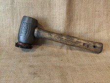 Thor No.4 Rawhide Hammer Engineer Mechanics Gnarly Worn Old Tool TV Film Prop