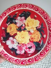 50s 60s Vintage Retro Kitsch Quality Street Mackintosh Sweet Toffee Tin Floral