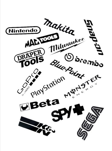 Motorcycle decals belly - 12,