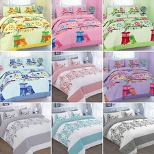 Printed cute owls duvet - owls,
