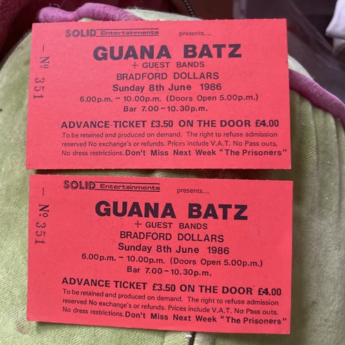 Guana batz tickets original - tickets,