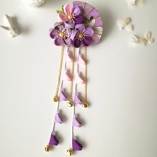 Retro Tasseled Sakura Kanzashi
