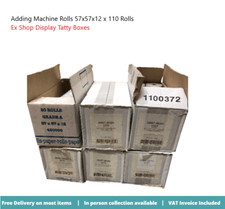 Adding Machine Till Paper Rolls 57x57x12 110 Rolls