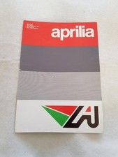 APRILIA RANGE Motorcycle Sales Brochure c1990 R125/250 MX125/250 TR50/320