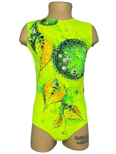 Neon green rhythmic gymnastics - rhythmic,