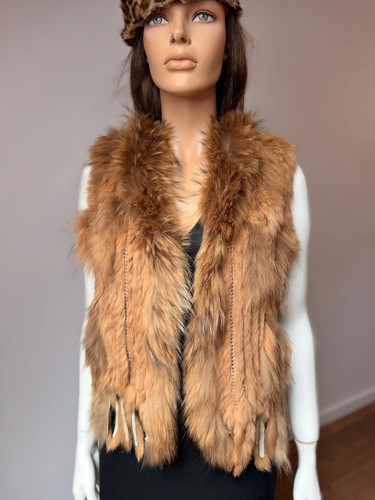 Beige rabbit fur - beige,