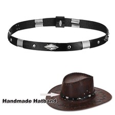 Leather Cowboy Hat Bands for