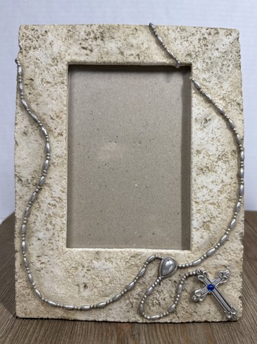 Picture frame with - frame, silver