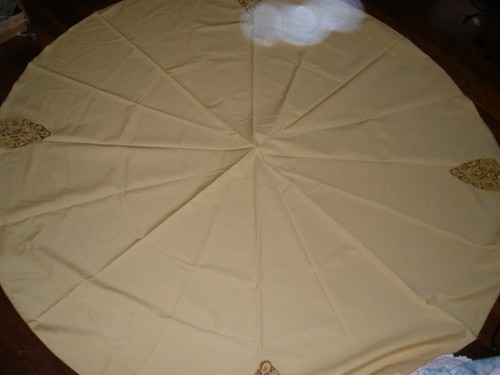 Vintage tablecloth cotton - tablecloth,